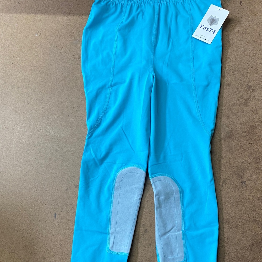 Kids Turquoise Leggings